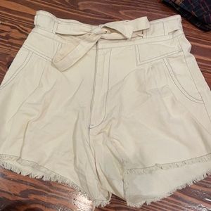 free people paper bag shorts